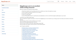 Desktop Screenshot of megaessays.com